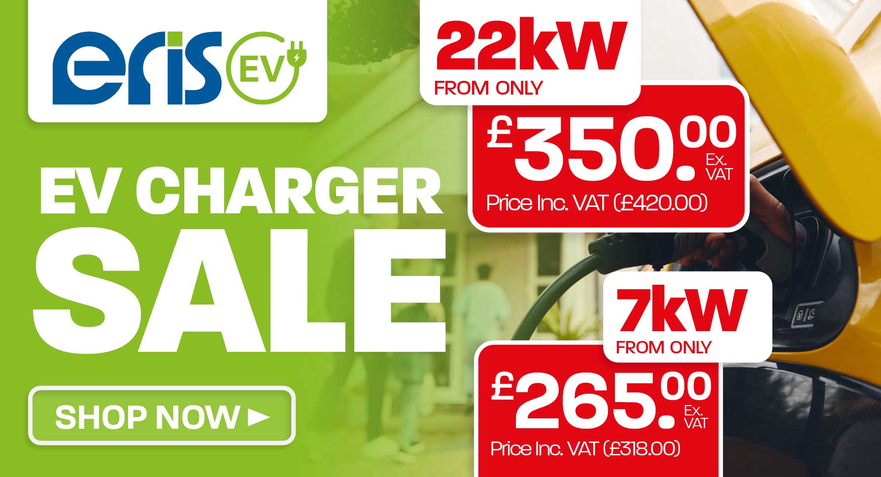 ERiS EV Chargers - January Sale